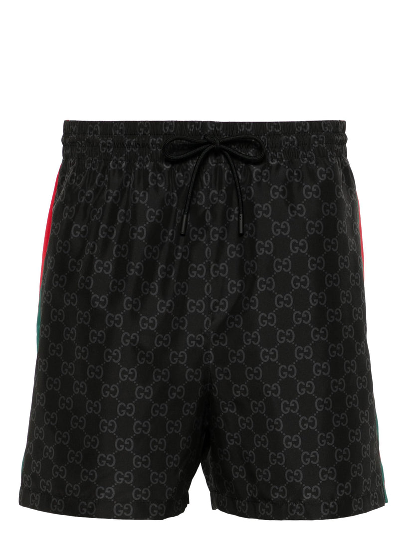 GG nylon jacquard swim short