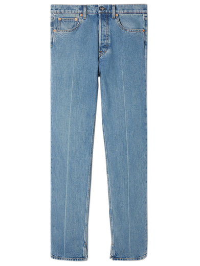 Denim pant with Gucci Label