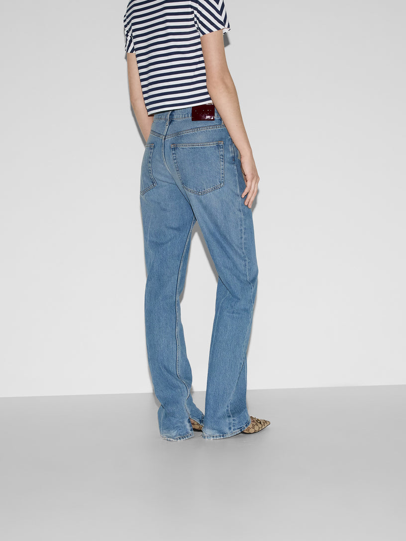 Denim pant with Gucci Label