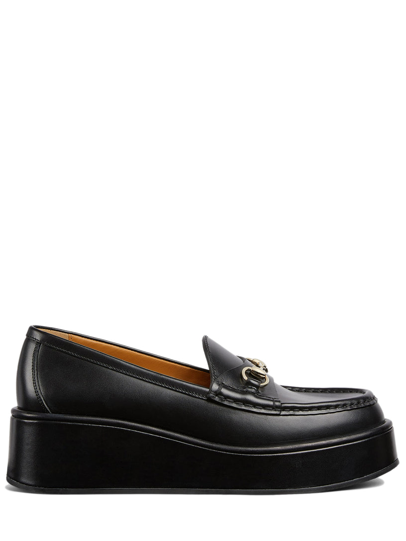 Horsebit Wedge Loafers