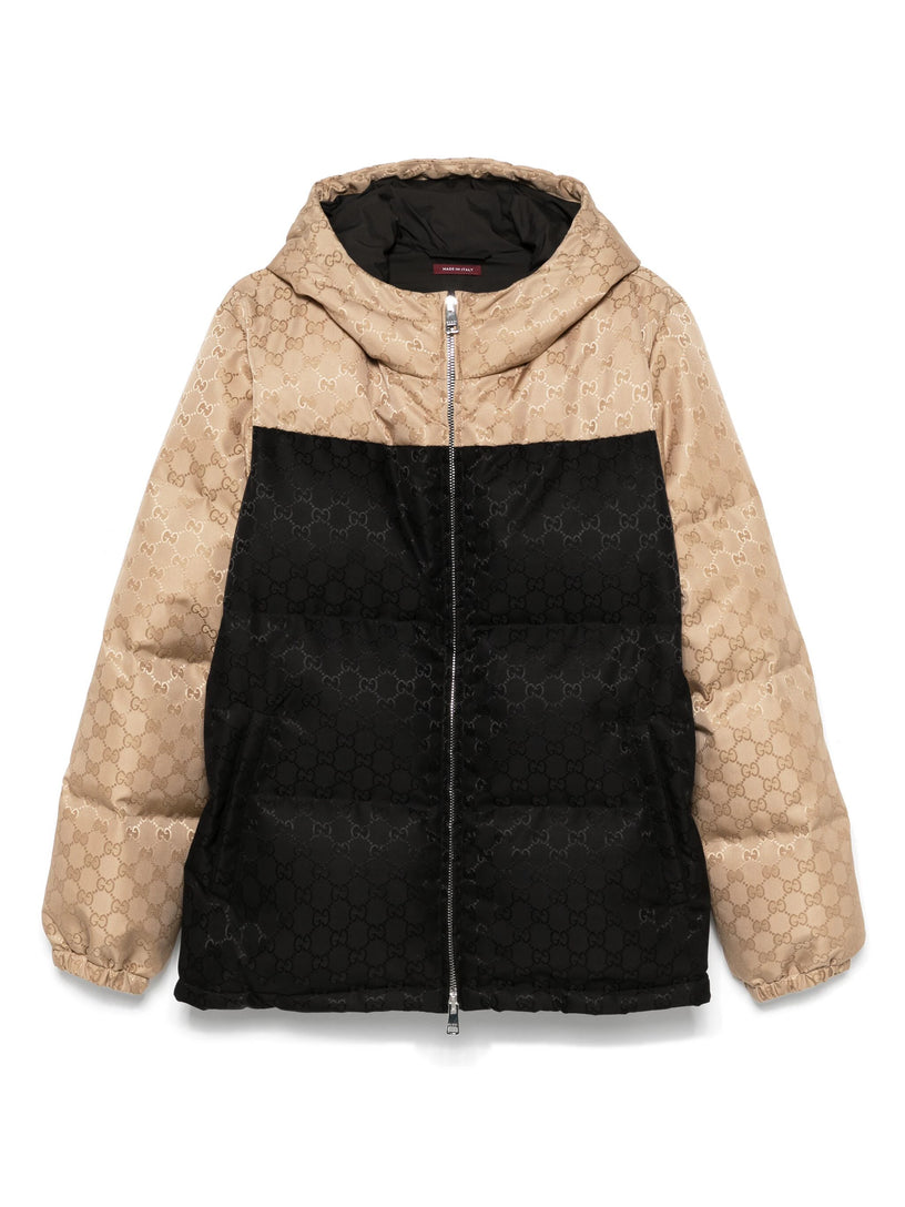 GG nylon down jacket