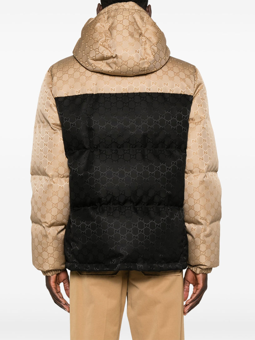 GG nylon down jacket