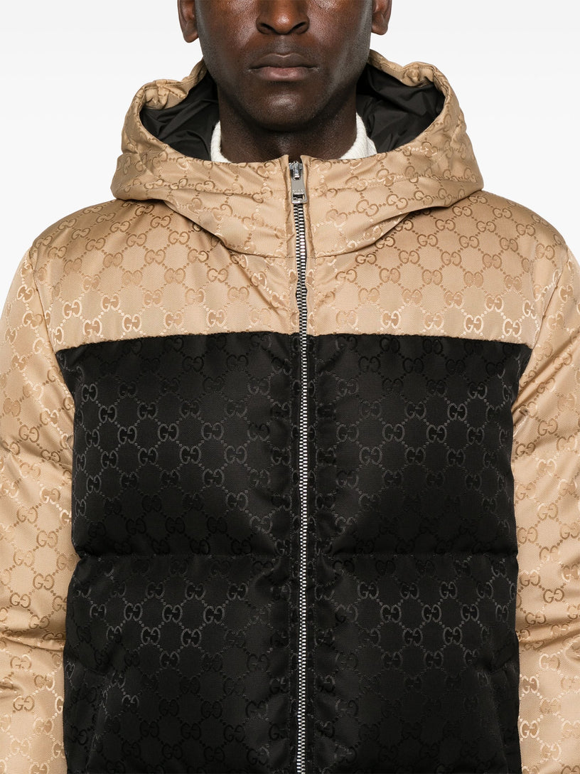 GG nylon down jacket