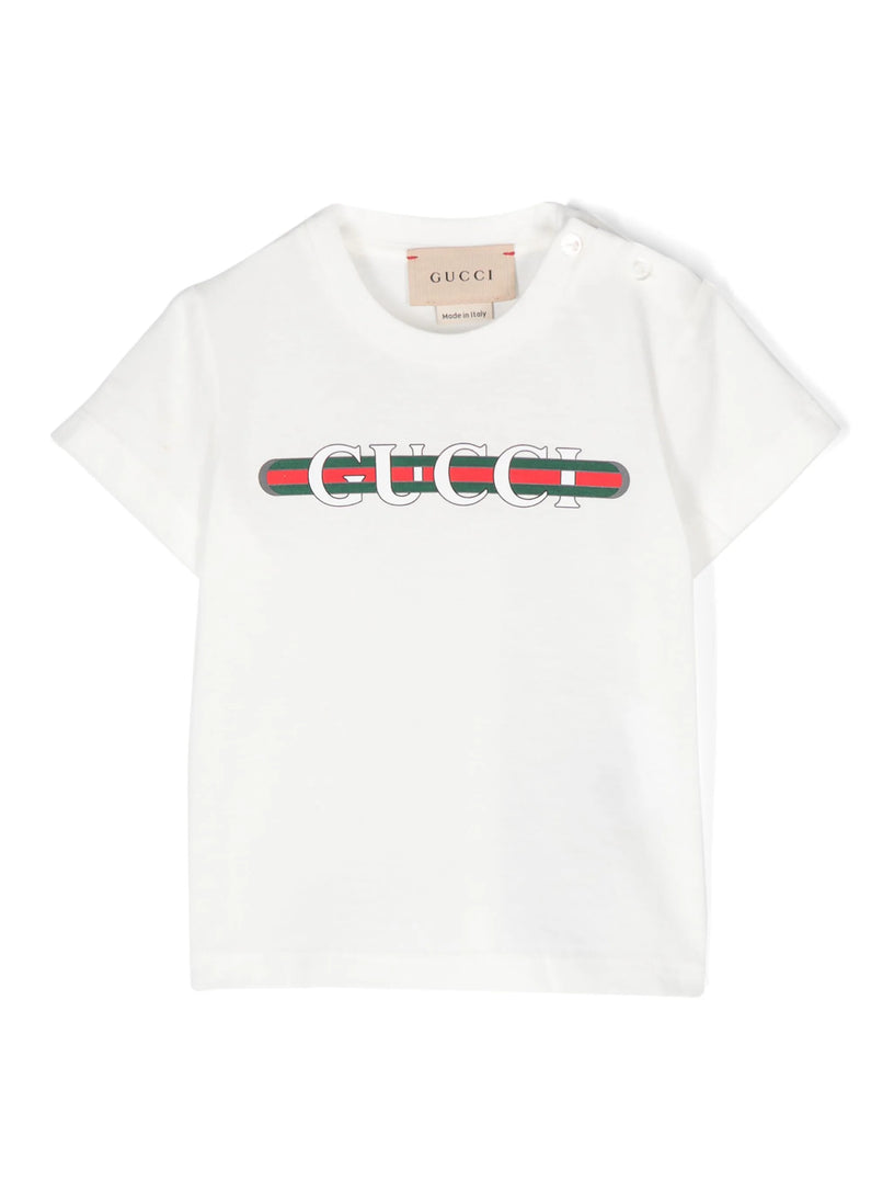 Gucci Kids Printed cotton t-shirt