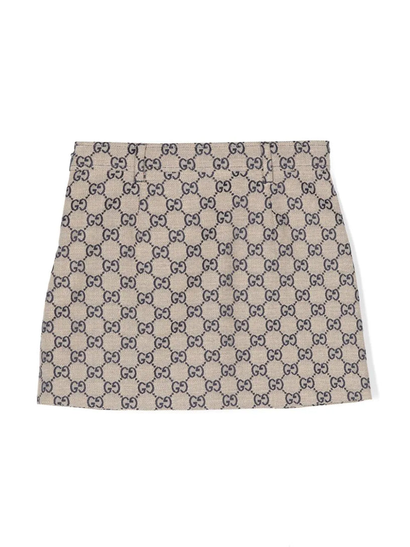 GG Canvas skirt