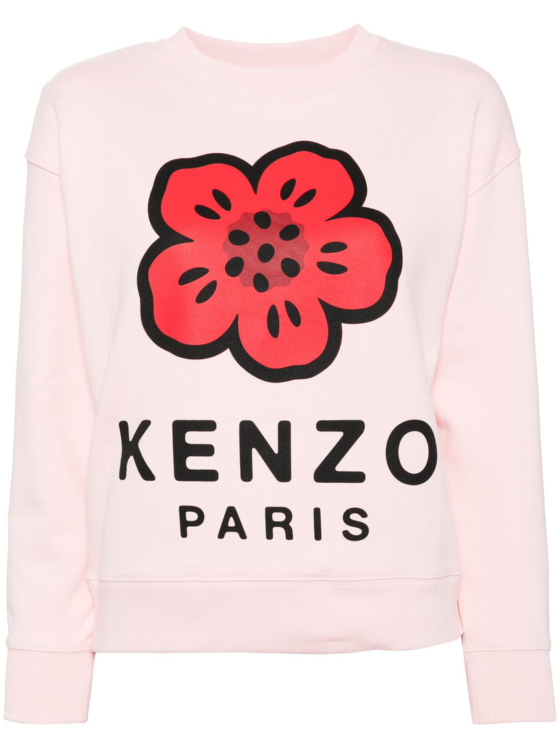 KENZO 'boke 2.0' embroidered cropped sweatshirt