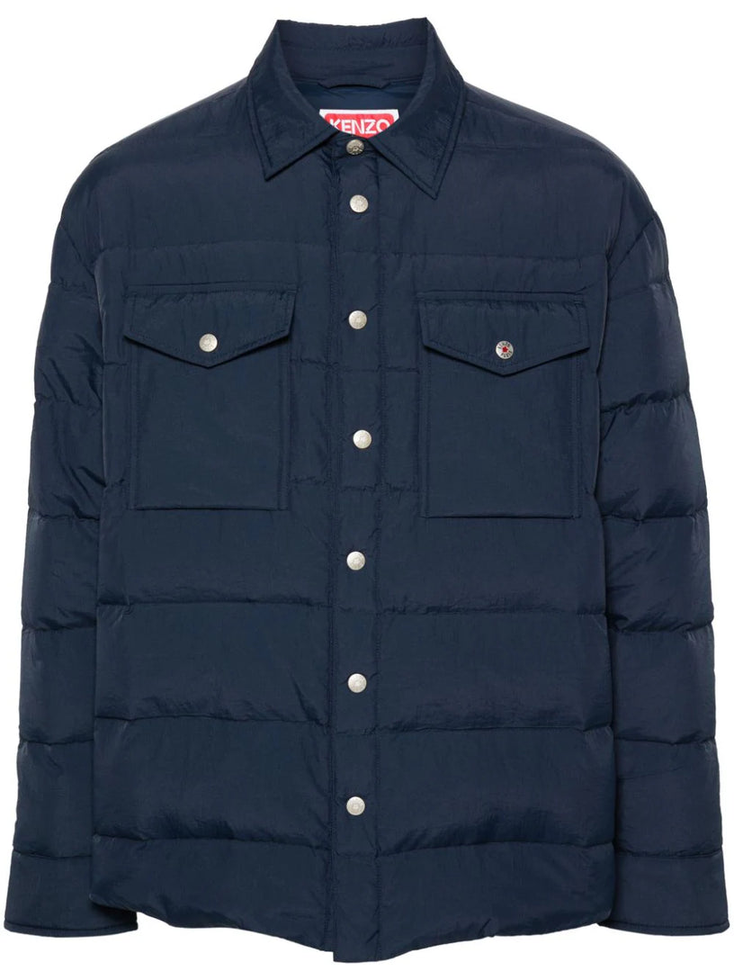 KENZO Quilted padded overshirt