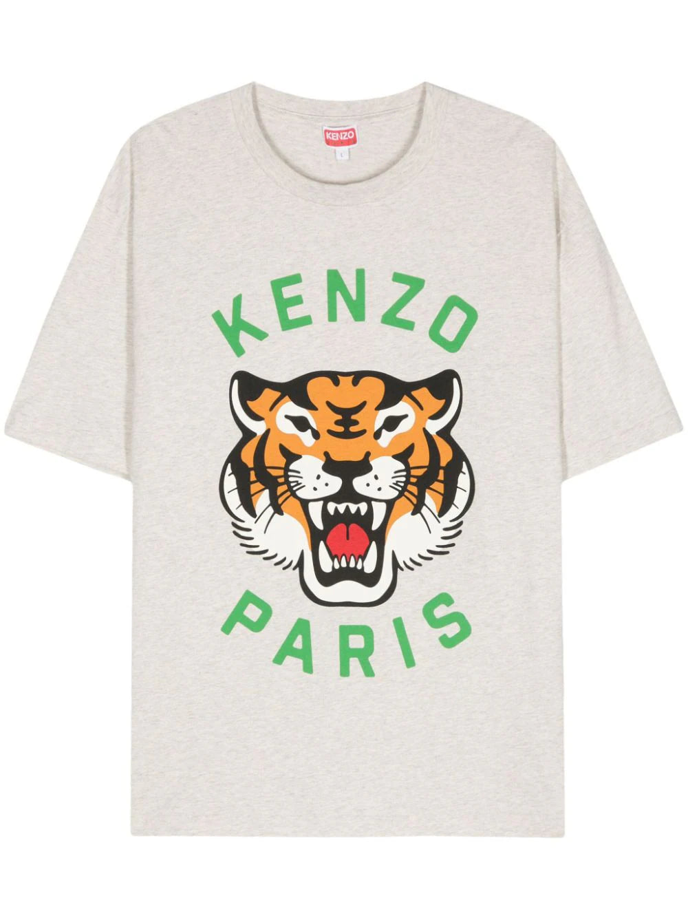 T shirt oversize unisex Lucky Tiger KENZO Grigio Grifo210