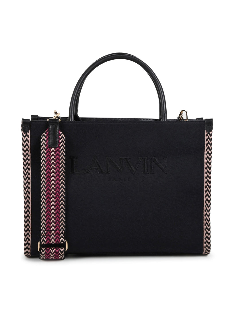 LANVIN Kids Two-way bag with chevron edge