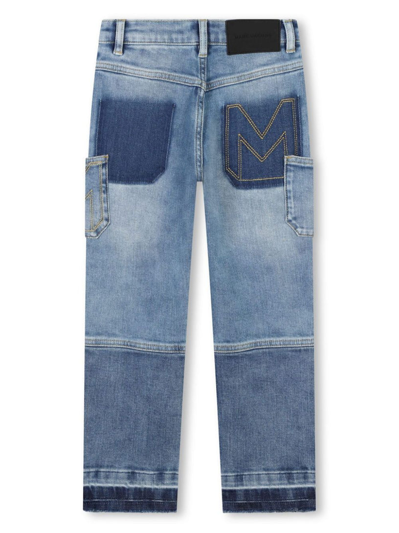 Jeans with insert design