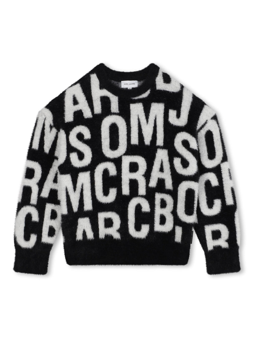 Marc Jacobs Kids All-over logo sweater