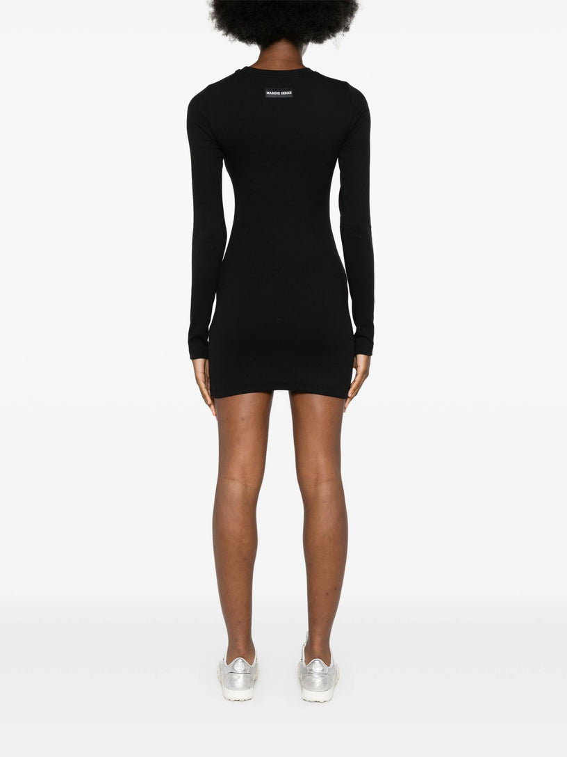 Moon logo mini dress