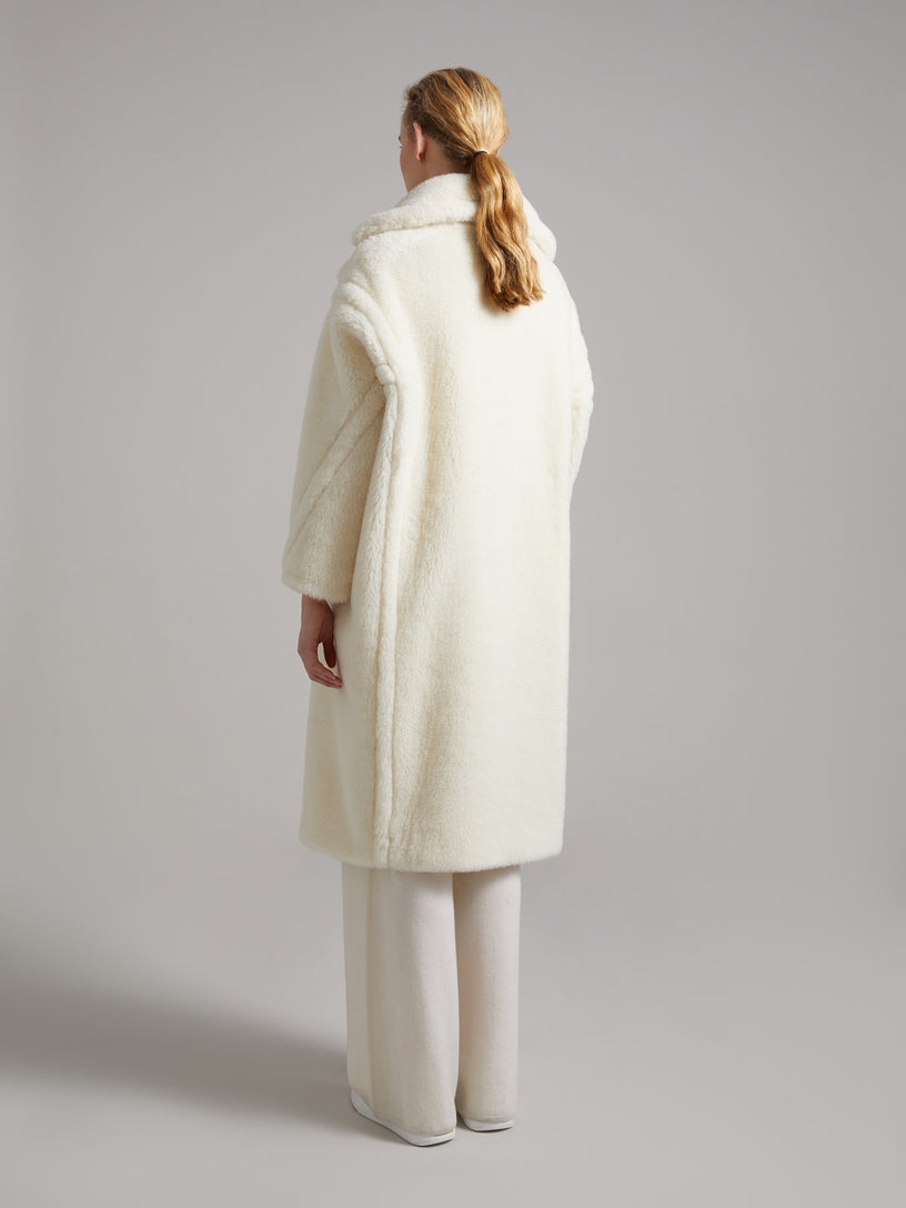 Teddy Bear Icon Coat in alpaca and wool