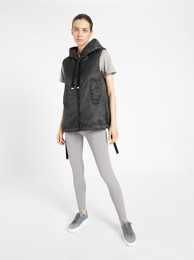 Waterproof technical canvas vest