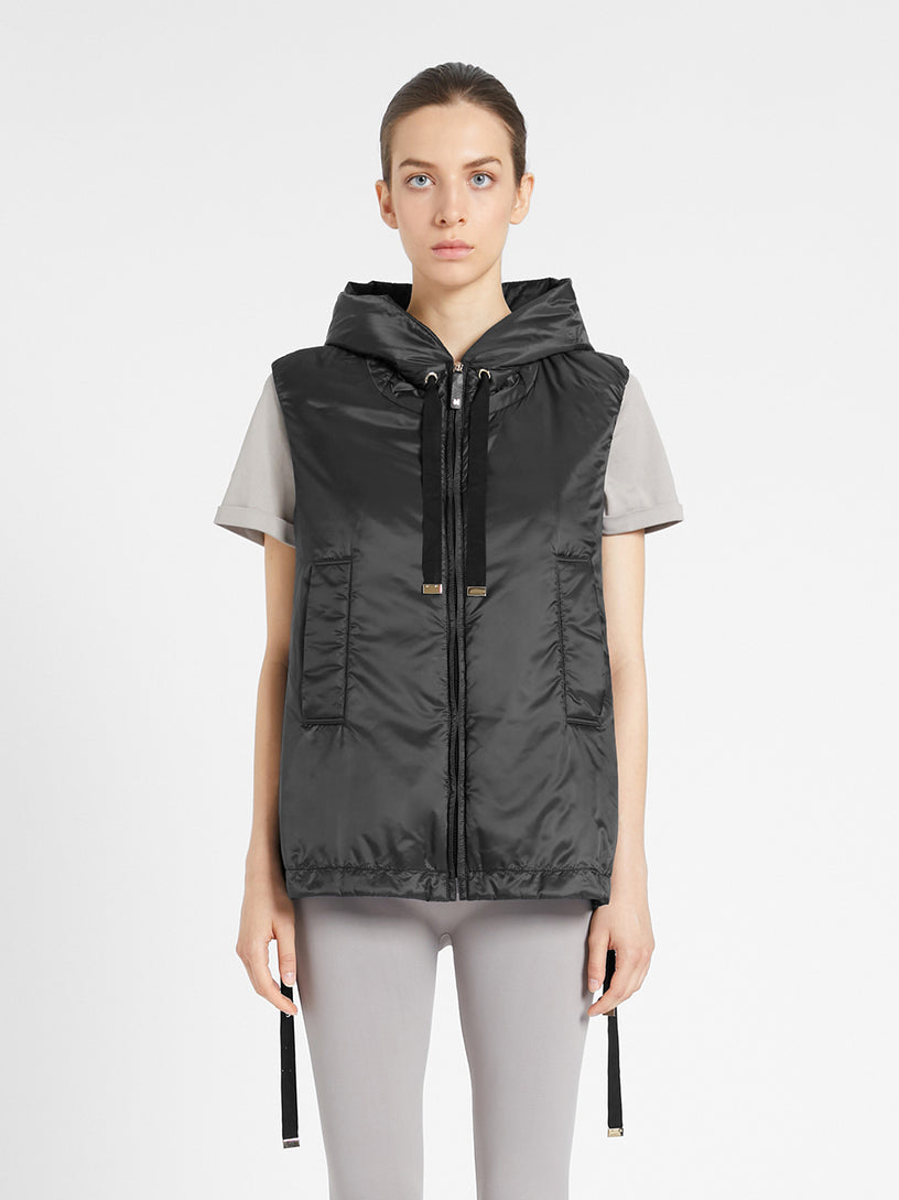 Waterproof technical canvas vest