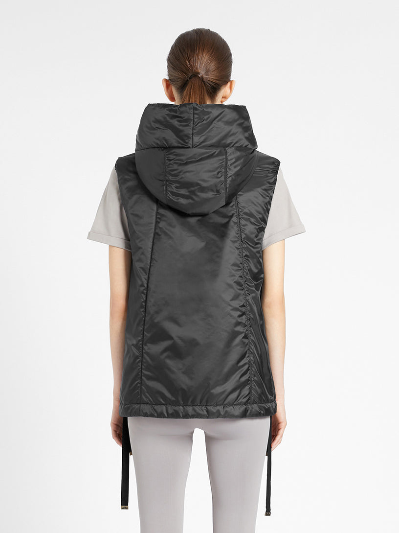 Waterproof technical canvas vest