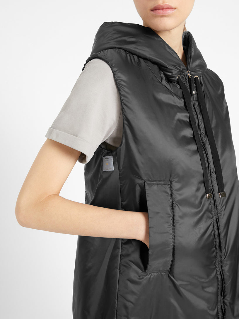 Waterproof technical canvas vest