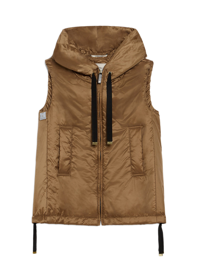 Waterproof technical canvas vest