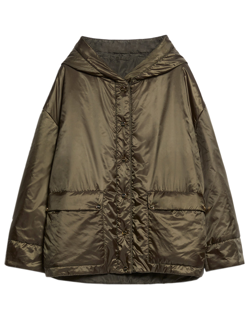 Reversible padded canvas jacket