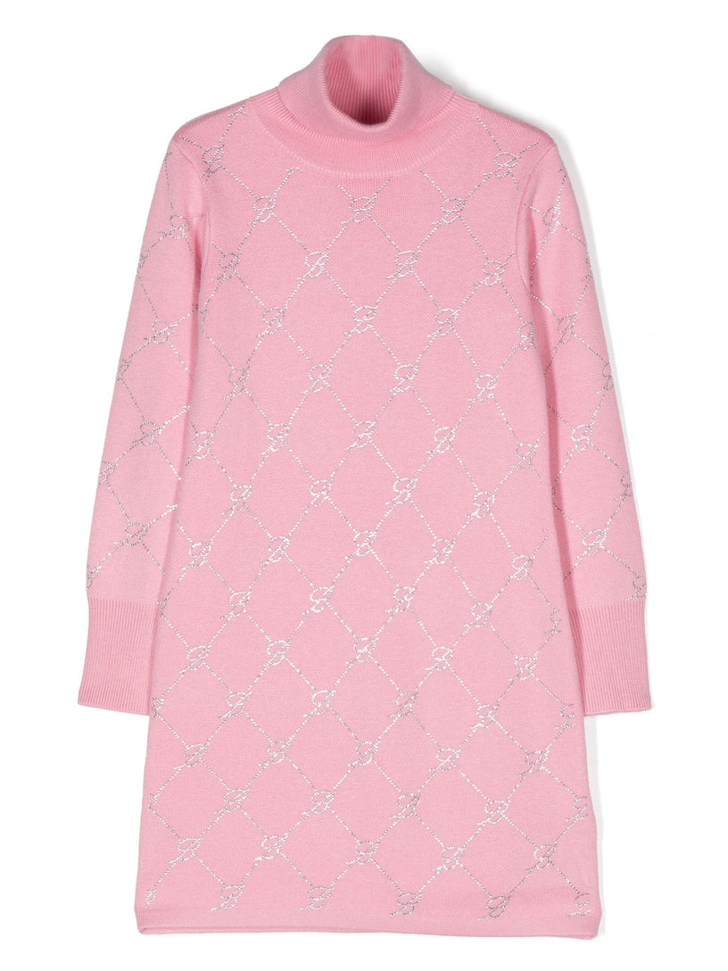 Miss Blumarine Logo dress