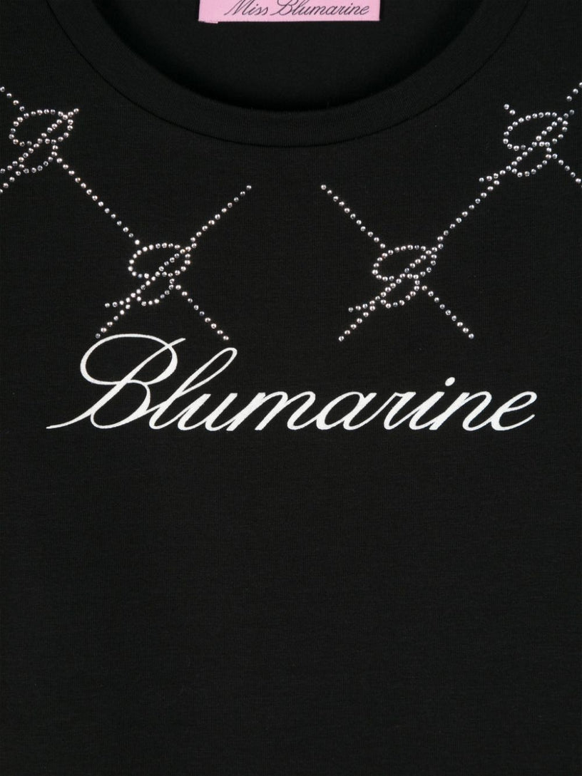 T-shirt with rhinestones