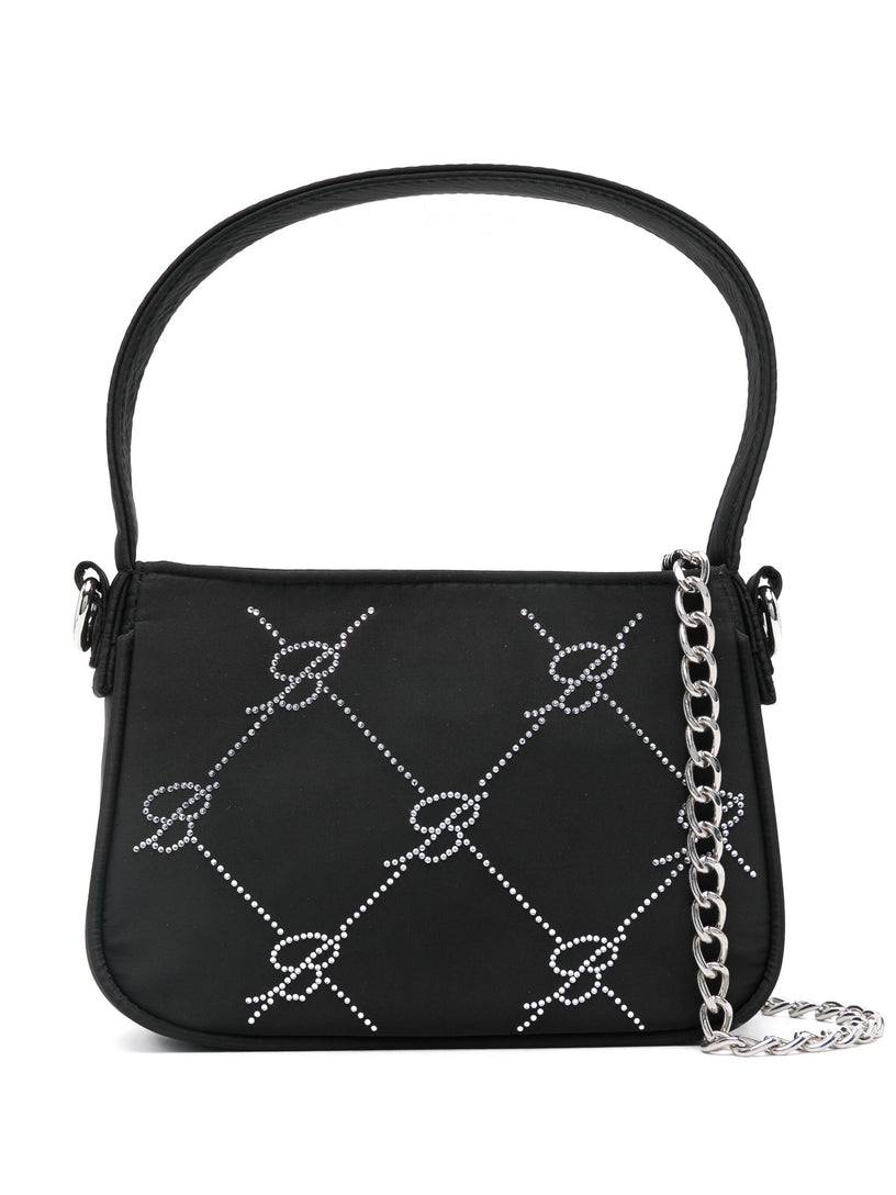 Miss Blumarine Shoulder bag with rhinestones