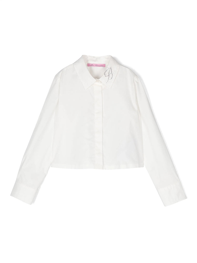 Miss Blumarine Shirt with rhinestones