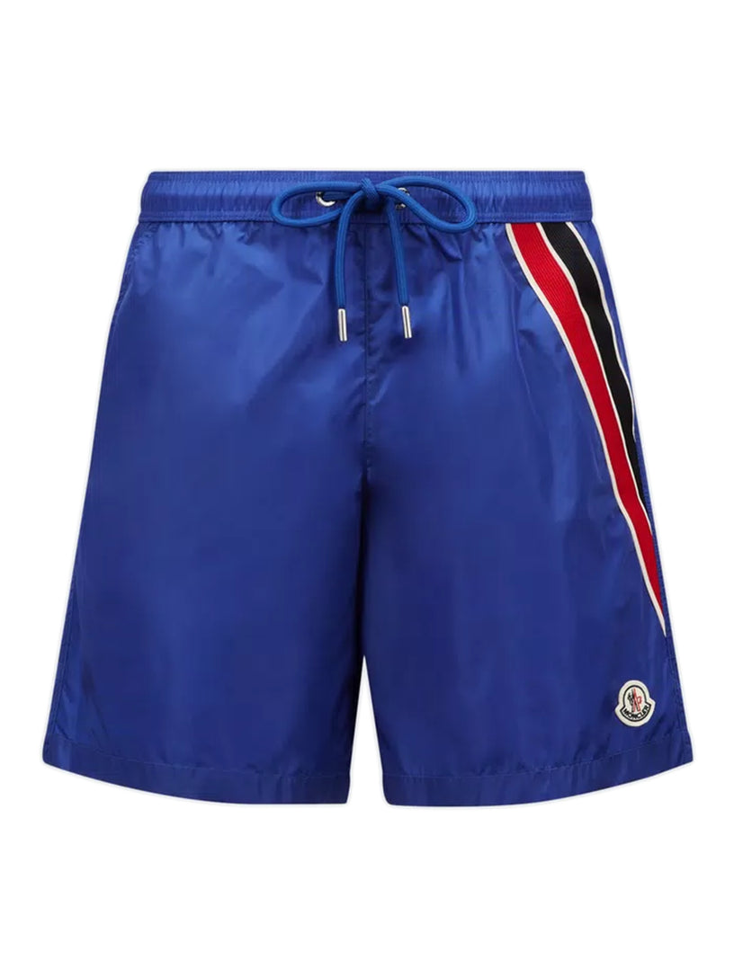 MONCLER Swimsuit with tricolor hem