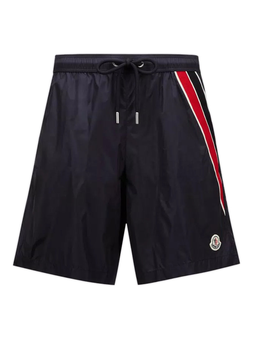 MONCLER Swimsuit with tricolor hem