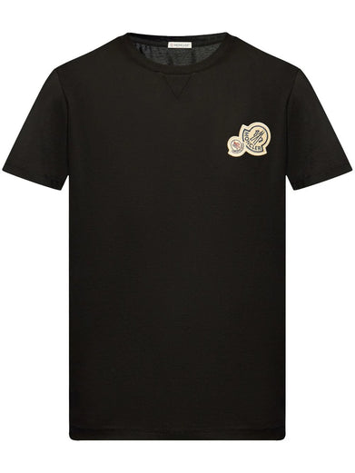 Double logo patch t-shirt