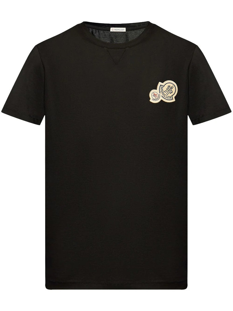 MONCLER Double logo patch t-shirt