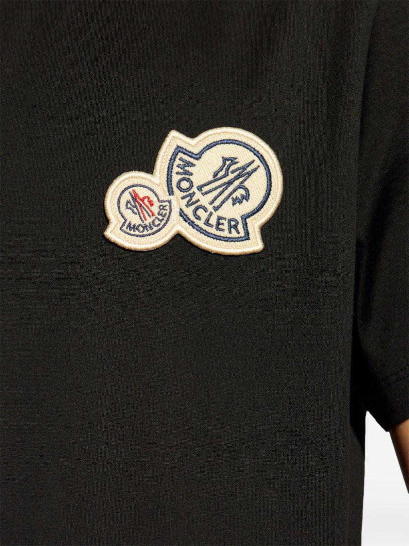 Double logo patch t-shirt