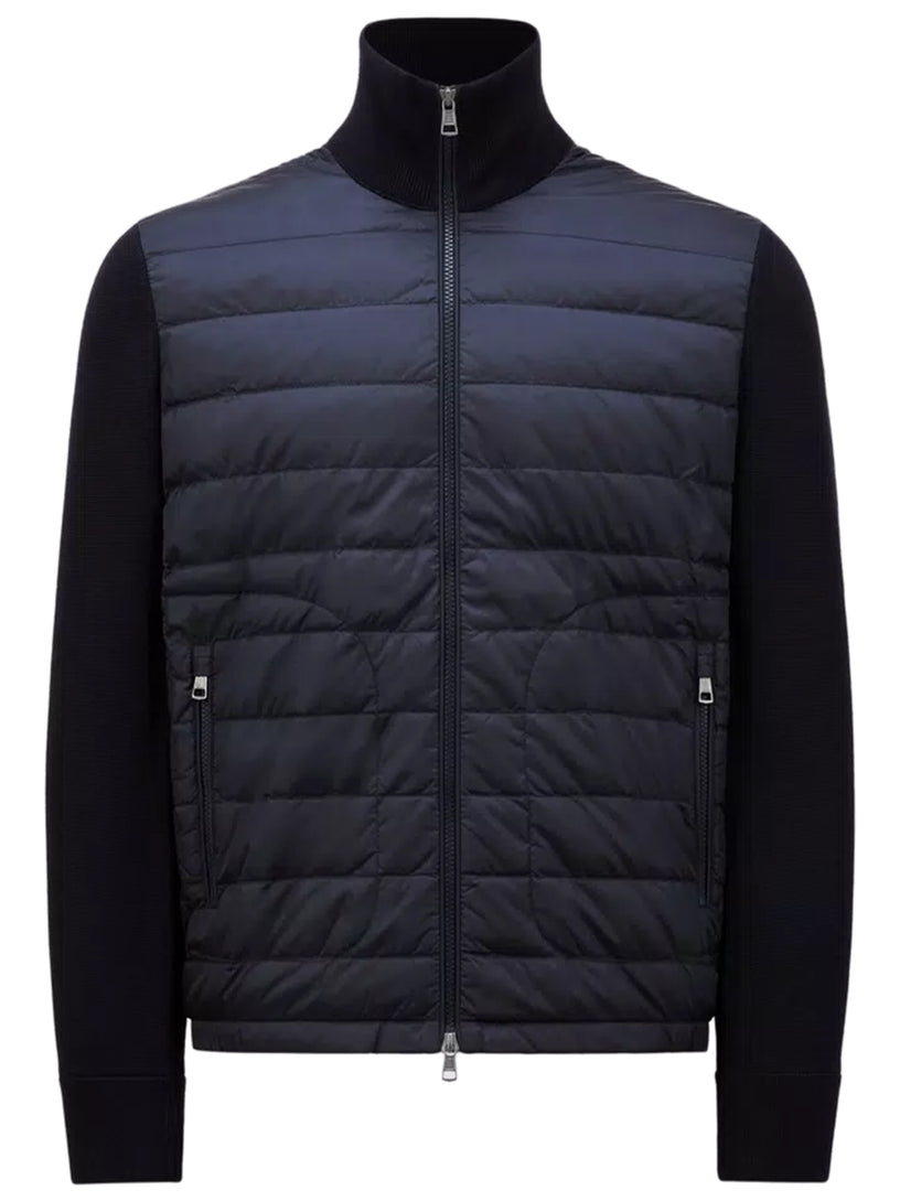 MONCLER Padded wool cardigan