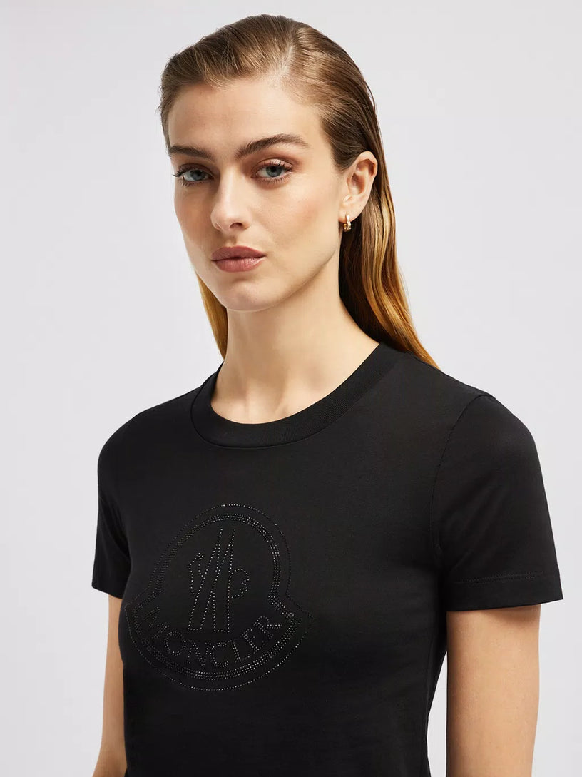 T-shirt with crystal logo