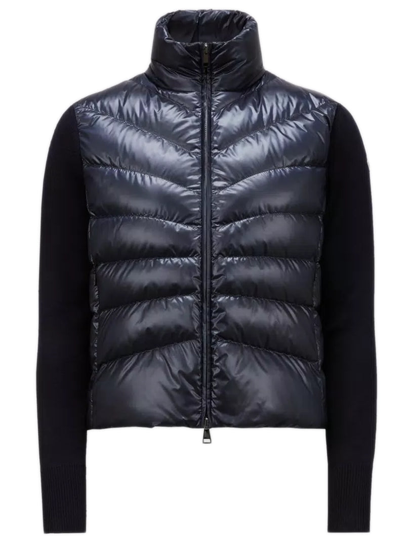 MONCLER Wool padded cardigan