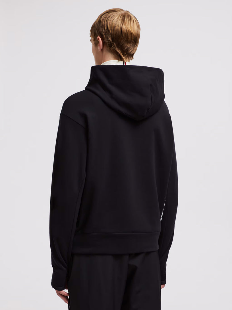 Technical sweater with hood