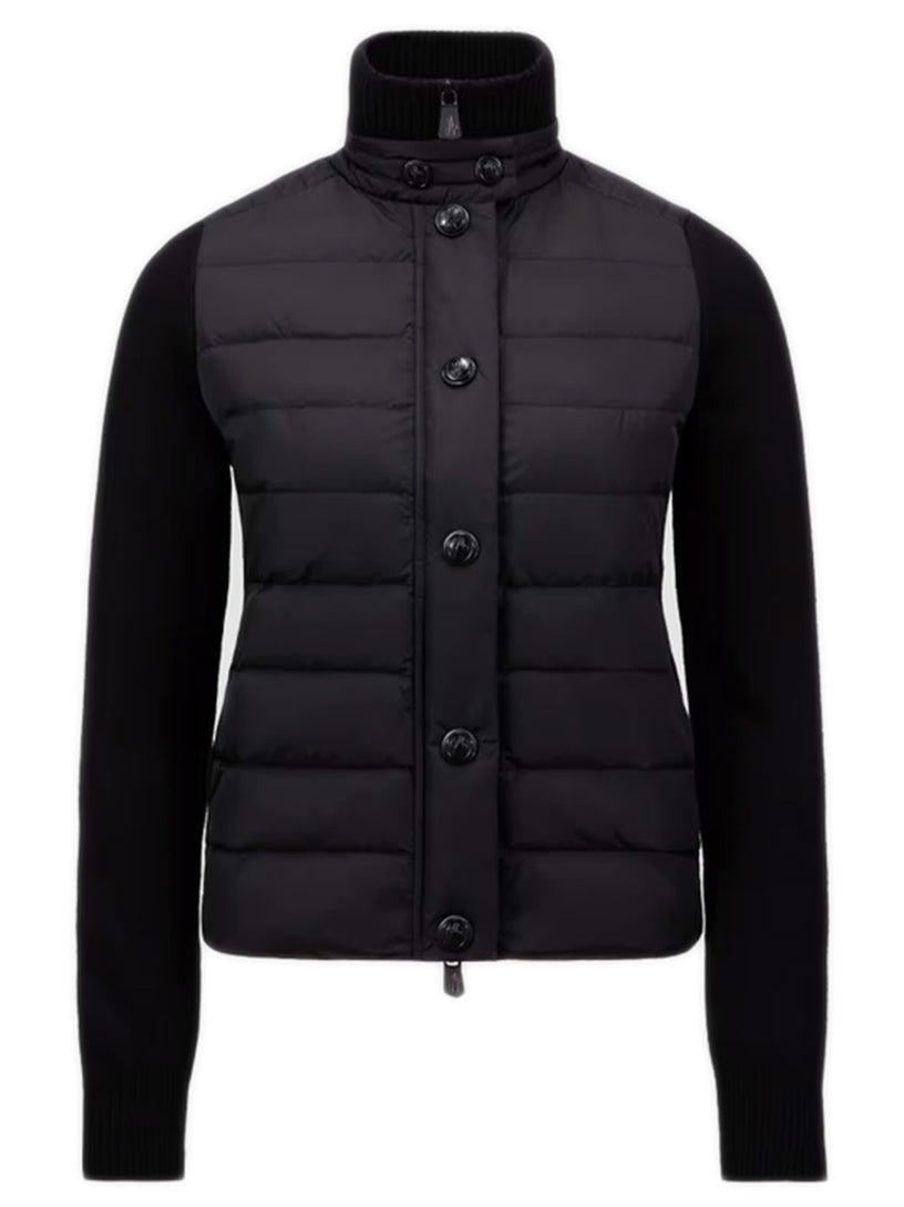 MONCLER Padded wool cardigan