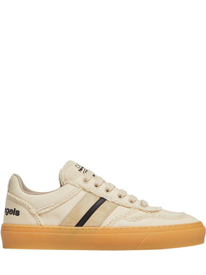 Moncler x Palm Angels Monaco2 canvas and suede sneaker