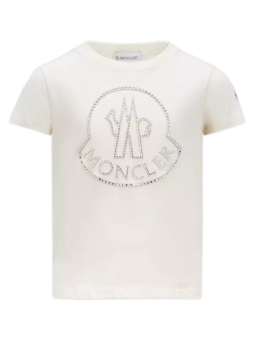 MONCLER Kids T-shirt with crystal logo