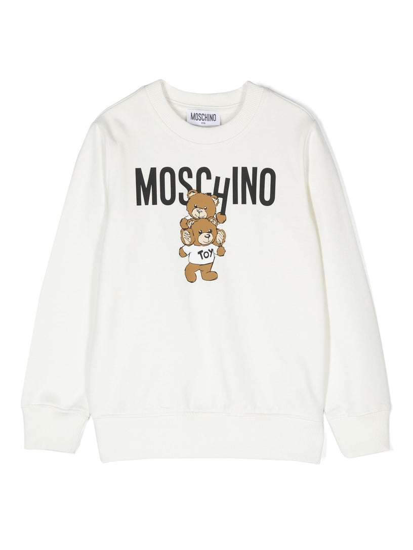 Moschino Kids Sweatshirt with teddy bear motif