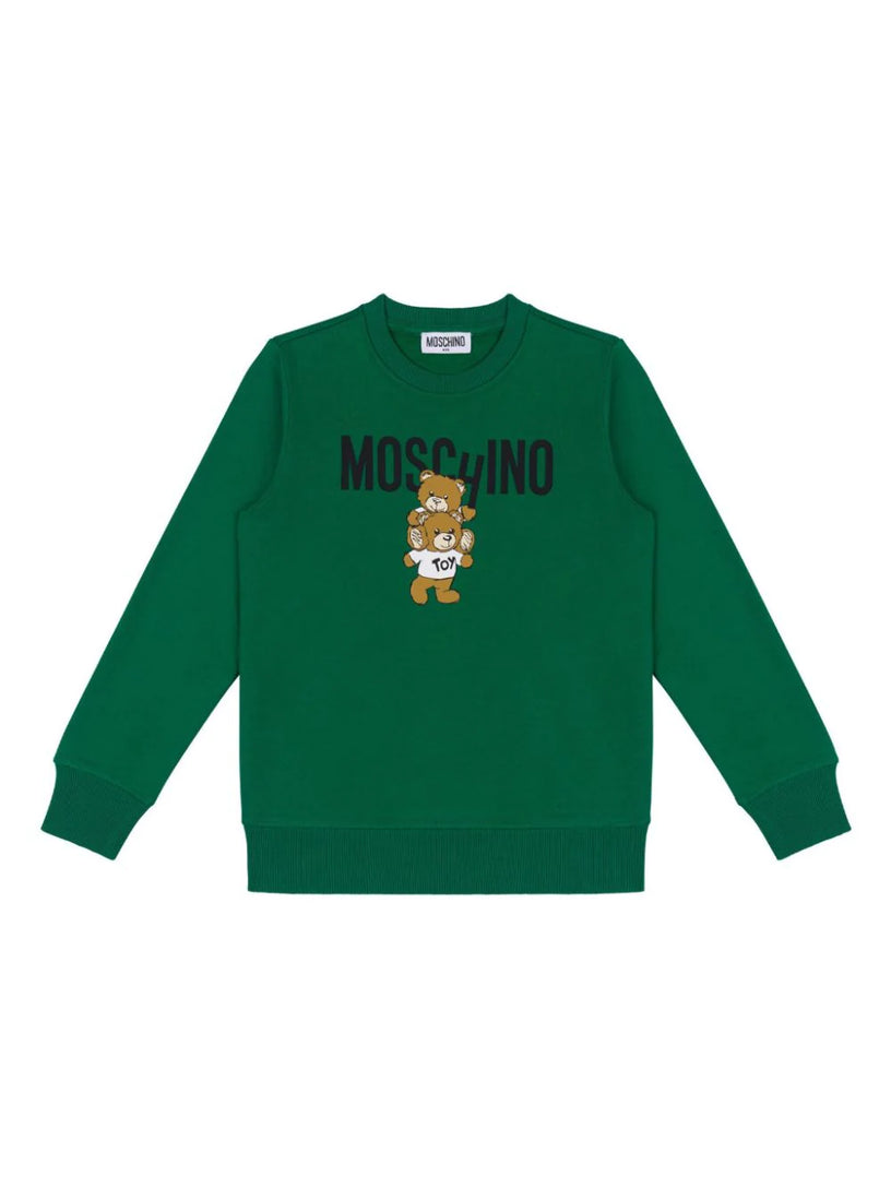 Moschino Kids Sweatshirt with teddy bear motif