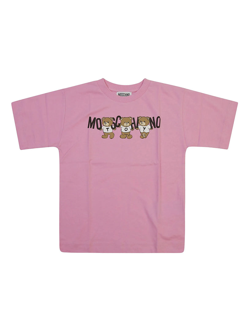 Moschino Kids T-shirt with teddy bear motif