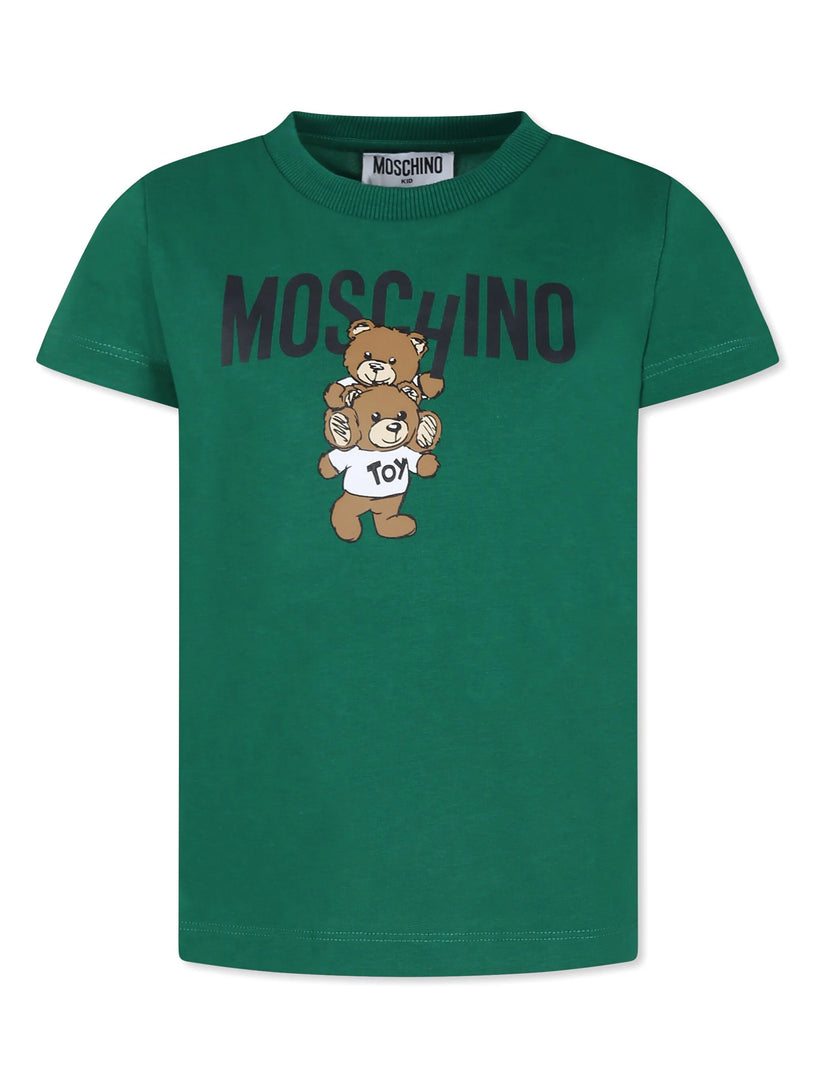 Moschino Kids Teddy bear-print t-shirt