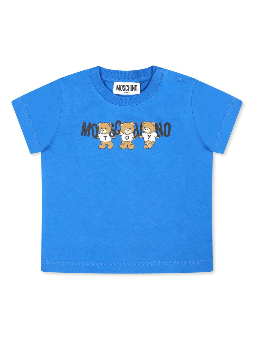 Moschino Kids Teddy bear cotton t-shirt