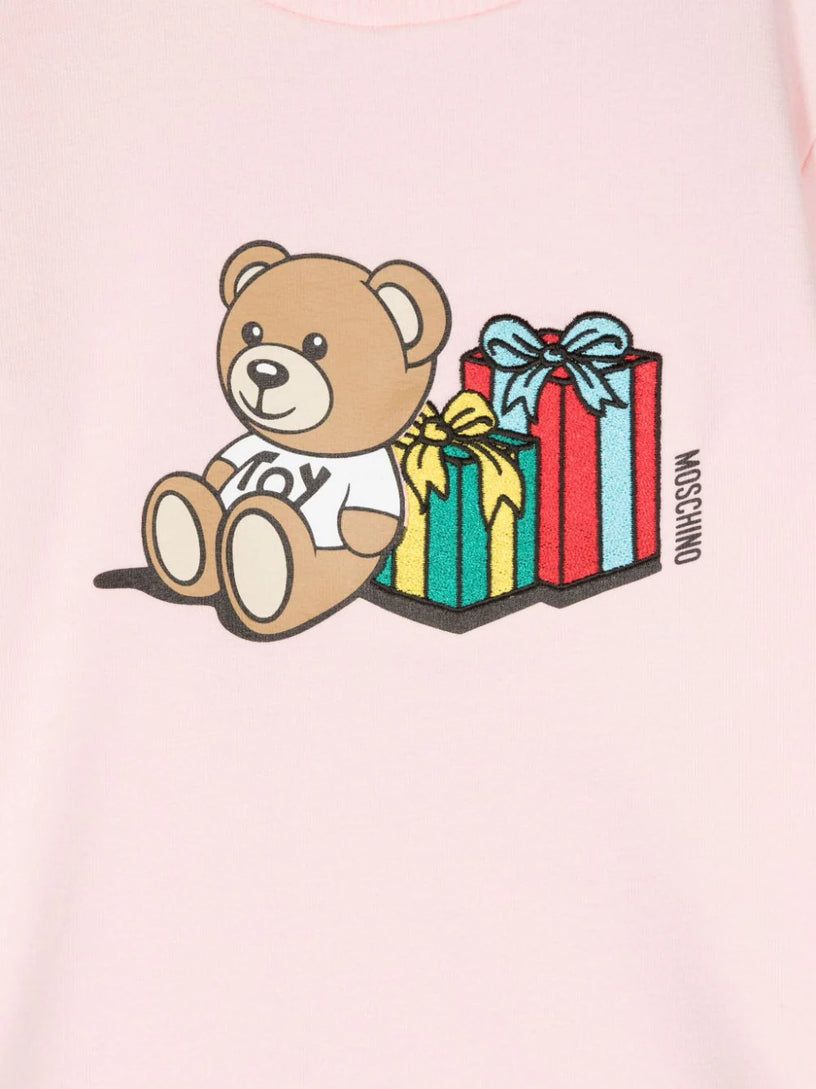 Teddy bear-print dress