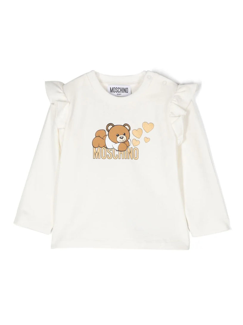 Moschino Kids T-shirt with teddy logo