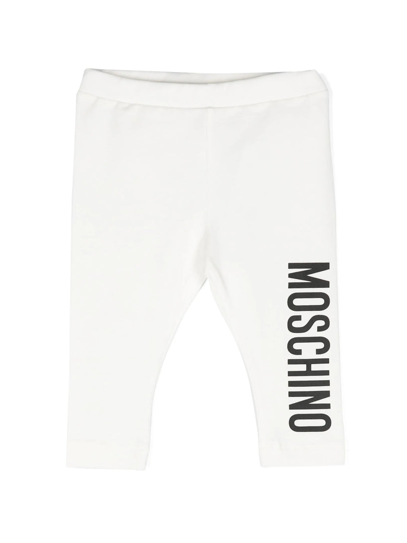 Moschino Kids Logo print leggings