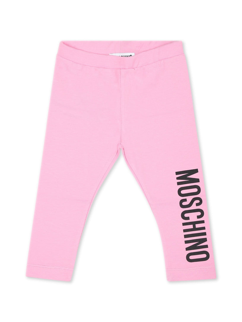 Moschino Kids Logo print leggings