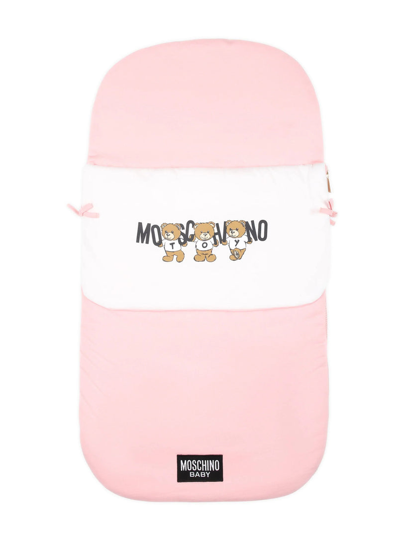 Moschino Kids Sleeping bag with print