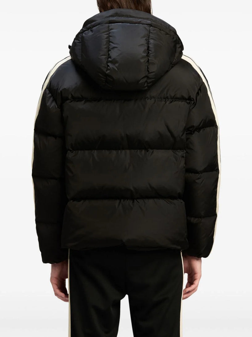 Down jacket with hood